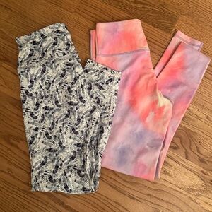 ZYIA womens Tie-Dye and Patterned Leggings. 2/22$